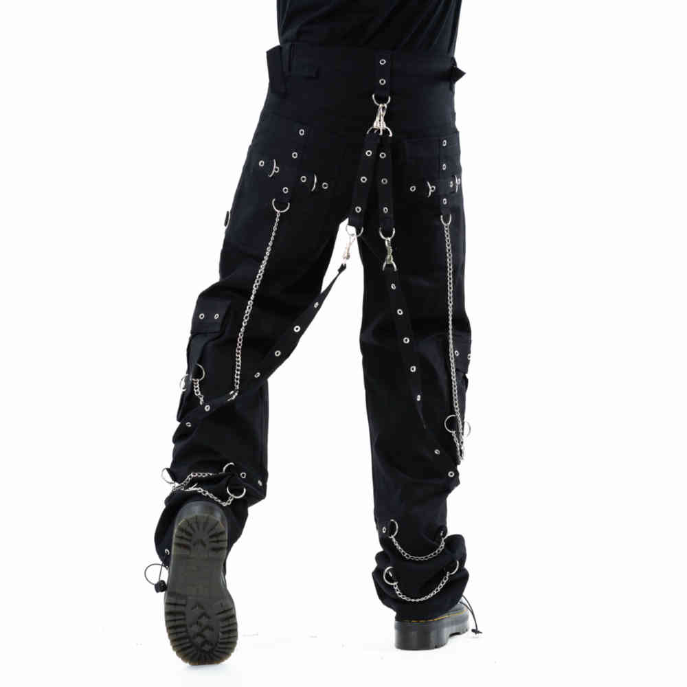 Poizen Industries - Adaiah Broek rechte pijpen - Zwart